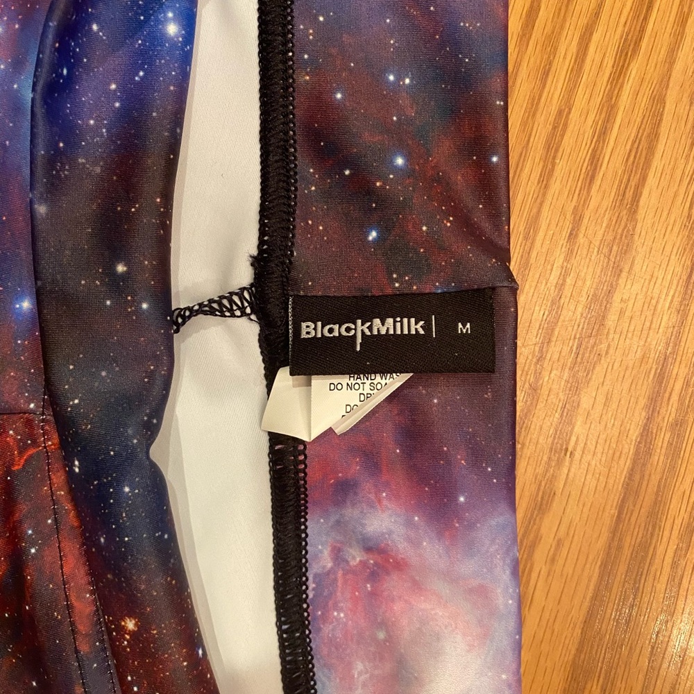 DISCONTINUED!! Blackmilk Purple Galaxy Short Shorts Brand New Size M - Picture 10 of 10